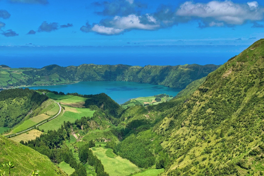 Landschaft Meer Azoren