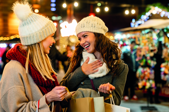 Frauen Weihnachtsmarkt